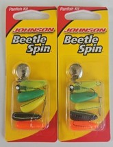 Johnson Beetle Spin Panfish Buster Lure Kit Lot of 2 New - £6.99 GBP