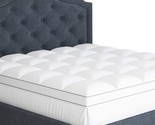 White Sleep Mantra King Cooling Mattress Topper With Pillow-Top, 20 Inch. - $142.99
