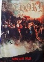 BATHORY Blood Fire Death FLAG CLOTH POSTER CD BLACK METAL - $20.00