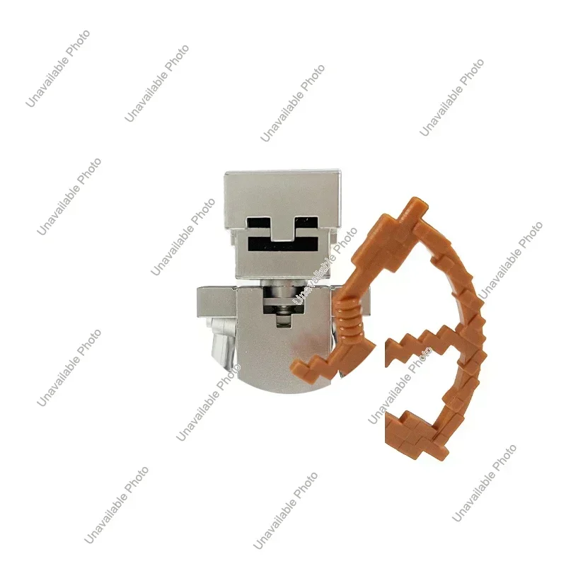 Hot Toys Cartoon Game Steve Pixel Figures My World Building Blocks (lB8) - $7.00