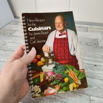 New Recipes Cuisinart Cookbook Vtg Spiral Bound by James Beard and Carl Jerome - $7.91