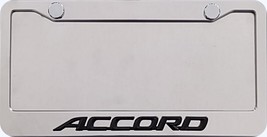ACCORD  3D CHROME - BLACK/BLUE/ RED /CHROME SCRIPT   STAINLESS STEEL FRAME - $536.70 MXN