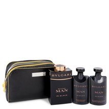 Bvlgari Man In Black 3.4 Oz Eau De Parfum Spray Gift Set image 4