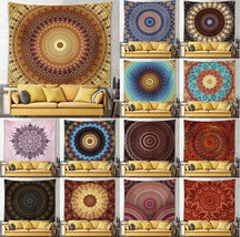 Mandala Tapestry Wall Hanging Flower Psychedelic Tapestry Wall Hanging Decor - £10.89 GBP+