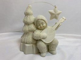 Department 56 Snowbabies Figurine &quot;Starlight Serenade&quot; Mandolin Stars Angel - £14.34 GBP