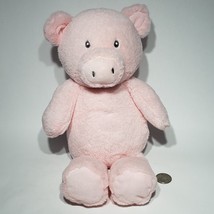 Kellytoy Kelly Baby Pink Pig 12&quot; Plush Stuffed Animal Internal Rattle - £13.33 GBP