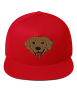 Golden Retriever Lover Hat Perfect Gift for Him And Her,  Flat Bill Cap - $666.32 MXN