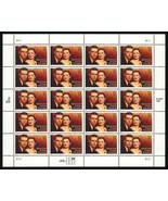 1999 33c Lunt &amp; Fontaine, Actors, Sheet of 20 Scott 3287 Mint F/VF NH - $12.99