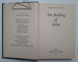 The Building of Jalna by Mazo de la Roche. Vintage Book (1944) Hard Cover - £4.03 GBP