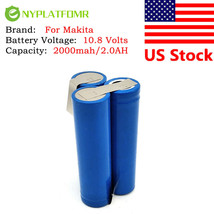 Soldering Required 2000Mah 10.8V Tool Battery Pack Bl1013 Duro 3102-B - $45.99