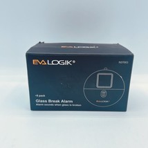 Eva Logik Glass Break Alarm 8 Pack Ultra-Thin Window Alarm Loud 120dB Alarm 68 - £22.31 GBP