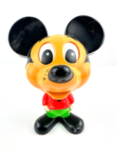 Vintage 1976 Disney Mickey Mouse Pull String Talking Toy 7&quot; - Works C Video - £18.70 GBP