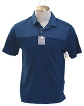 Van Heusen Blue Classic Fit Short Sleeve Polo Shirt Men&#39;s NWT - £47.39 GBP