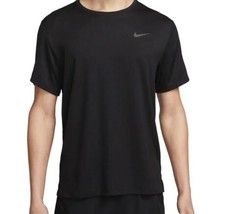 Nike Dri-Fit Miler Running T-Shirt Black - Size M - Brand New - DV9315-010 - $37.40
