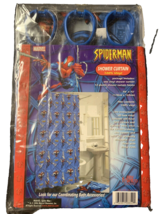 Marvel Spider-Man Spiderman Vinyl Shower Curtain Kids Bathroom 70” x 72” - £11.25 GBP