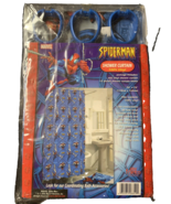 Marvel Spider-Man Spiderman Vinyl Shower Curtain Kids Bathroom 70” x 72” - $279.97 MXN