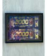 Pair Charlotte NASCAR Pole Night Tickets for 600 Race Year 2000 framed - $10.70