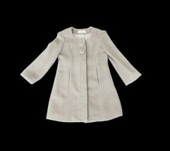 Petite Maison kid girl Beige boucle coat Embellished Buttons 9 - $2,936.16 MXN