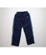 Vtg Y2K Adidas Womens Large Faded Spell Out Striped Wide Leg Windbreaker... - $809.79 MXN