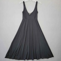 Dress Stretch Midi Black Casual Banana Republic Sleeveless V-Neck Womens... - £8.54 GBP