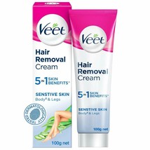 Veet Hair Removal Cream Sensitive Skin 100gms Free Ship - £15.12 GBP