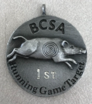 Vtg 1982 Broome County NY Sportsman Assoc. Running Game Target Medal - £811.76 GBP