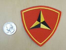 3RD MARINE DIVISION  IRON-ON / SEW-ON EMBROIDERED  PATCH 3&quot;x 3&quot; - $4.99