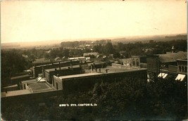 RPPC Birds Eye View Canton South Dakota SD 1914 Postcard C9 - $34.60