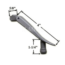 Pella Hinged Operator Folding Handle Crank Lever &amp; Cover LEFT - Brown - $49.95