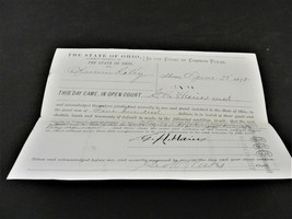 In the Court of Common Pleas- Signed Document, June 23, 1875: Summit Cou... - £15.12 GBP