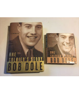 BOB DOLE SIGNED AUTOGRAPHED BOOK SENATOR ONE SOLDIERS STORY First Edition CD Set - $108.61 CAD