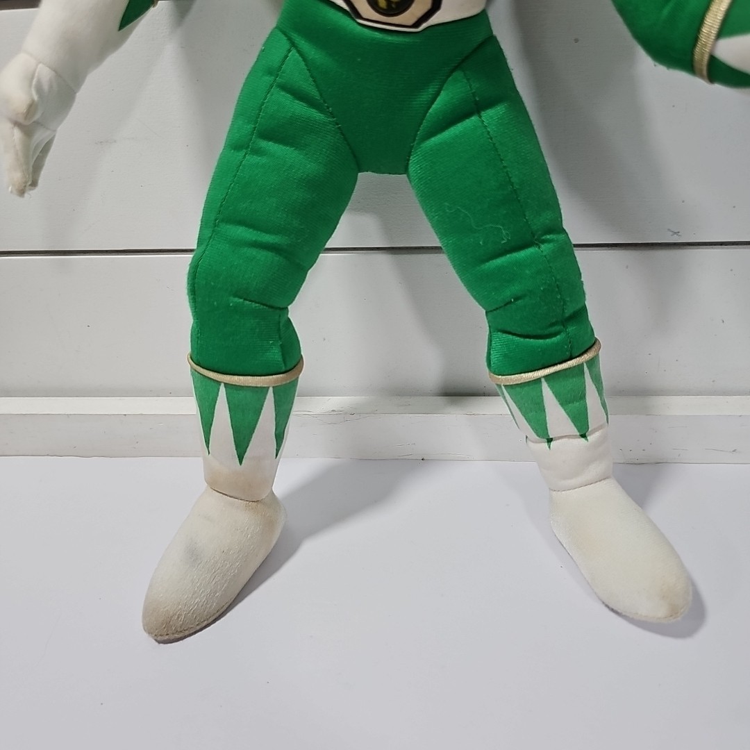 1994 Kid Dimension Saban Power Rangers Green Ranger 15" Plush Item image 4
