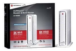 Arris Sur Fboard AC1750 Docsis 3.0 Cable Modem Router (SBG6782) Certified With Co - £39.15 GBP