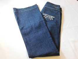 American Eagle Denim Women&#39;s Junior&#39;s Blue Jeans Pants 0 Regular Flare Denim EUC - £16.18 GBP
