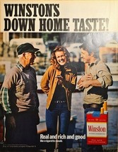 WINSTON-FILTER CIGARETTES Full-Rich Tobacco Flavor-1971 VTG Print Ad - $10.22