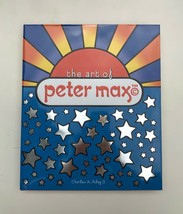 PETER MAX &quot;THE ART OF PETER MAX&quot; VINTAGE HARDCOVER BOOK AND COLOR PAGES - £135.39 GBP