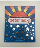 PETER MAX &quot;THE ART OF PETER MAX&quot; VINTAGE HARDCOVER BOOK AND COLOR PAGES - £135.75 GBP