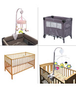 Toys Holder Arm Bracket for all types of baby convertible cribs ,3 Nut S... - €9,42 EUR+