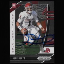 Jalen Hurts autograph signed 2020 Panini rookie card #129 Eagles/Bama - £79.92 GBP