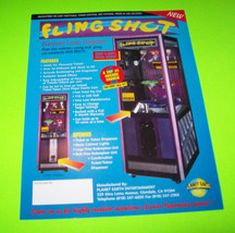 Fling Shot By Planet Earth Nos Redemption Game Machine Sales Flyer Brochure - £16.12 GBP