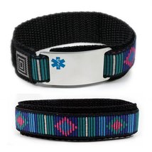 IdTagsonline DNR Sport Medical ID Alert Bracelet with Decorative Adjusta... - $24.99