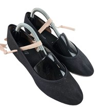 Angelo Luzio Dance Shoes Womens Size 7 Black Fabric Elastic Strap Block ... - £10.83 GBP