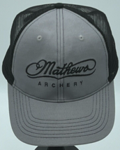 Mathews Archery Legacy Lo-Pro Snapback Hat/Cap Grey/Black - $19.30
