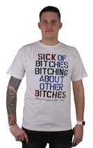 Freshjive Sick Di Bitches Bitching Sobbab T-Shirt Manica Corta Tee - $22.26