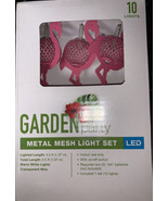 Pink Flamingo Tropical Summer String Lights Metal Mesh Indoor Pool Party... - $129.43 MXN