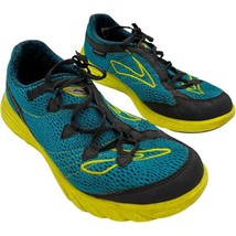brooks men&#39;s teal/yellow 100961d1715 green silence running shoes size 6.5D - $359.48 MXN