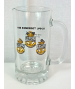 NEW USS Somerset (LPD 25) Sept 2015 Khaki Ball CPO Mess Navy Chief Beer ... - $19.79