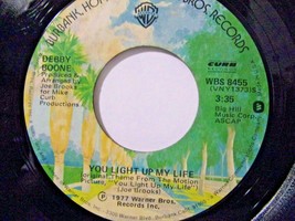 Debby Boone-You Light Up My Life / Hasta Manana-45rpm-1977-VG+ - £1.59 GBP