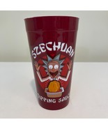Rick And Morty Szechuan Dipping Sauce BPA Free Cup Tumbler Red ADULT SWI... - £18.67 GBP