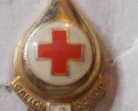 American Red Cross Donor Pin 4 Gallon Blood Donation Vintage Ballou Back... - £7.90 GBP